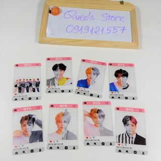 Set card trong instagram BTS festa, Answer