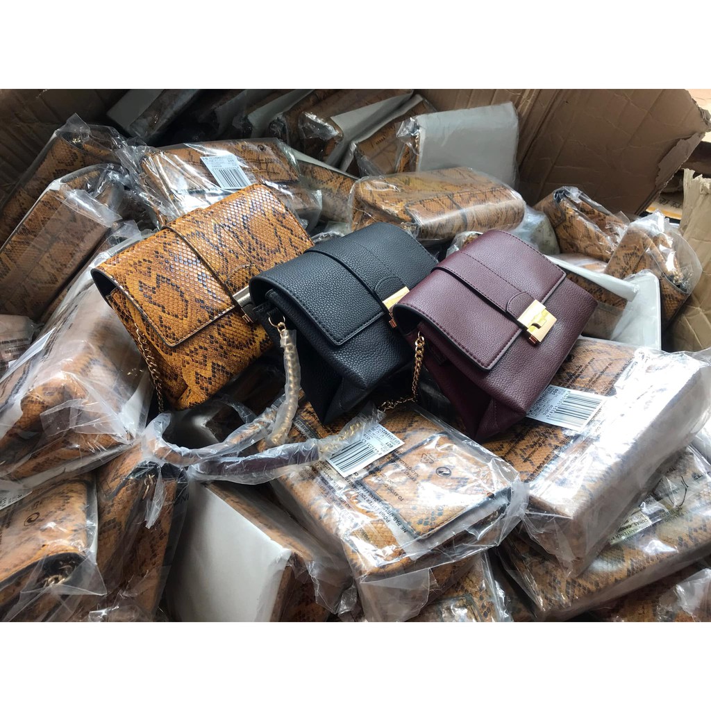 TÚI MANGO SNAKESKIN CHUẨN AUTH
