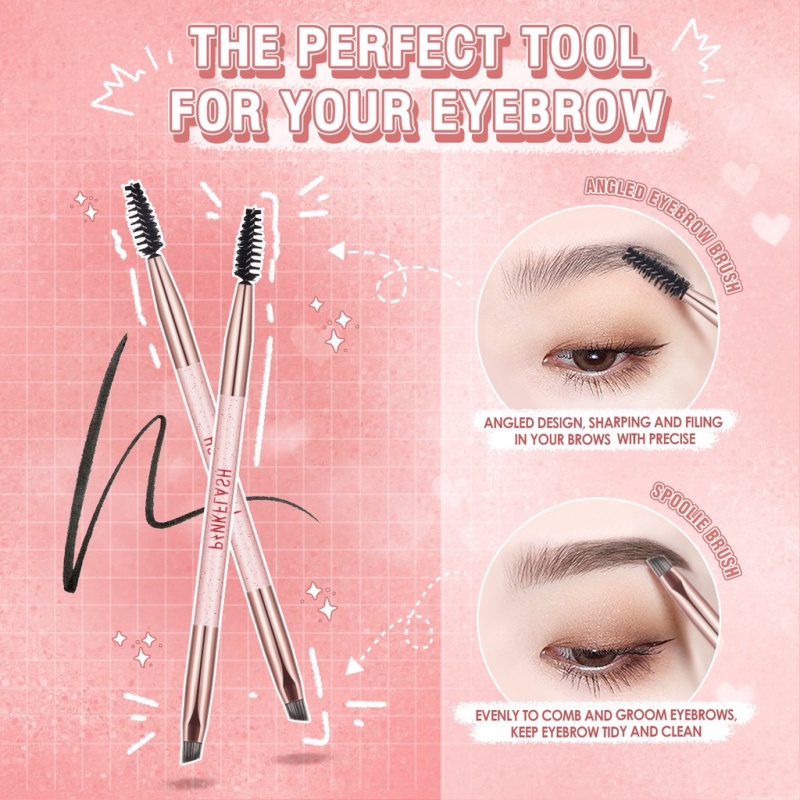 [Hàng mới về] Cọ trang điểm lông mày hai đầu chuyên nghiệp