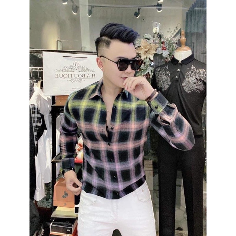 Sơmi kẻ sọc sang chảnh