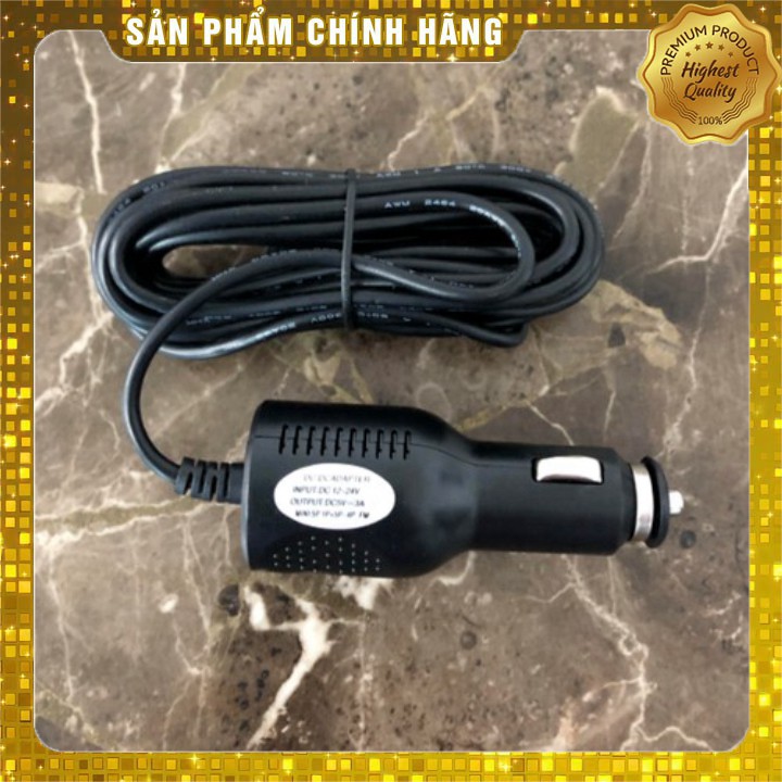 Dây nguồn dùng cho camera hành trình cắm tẩu Mini USB ô tô PS204 (Màu đen) AD