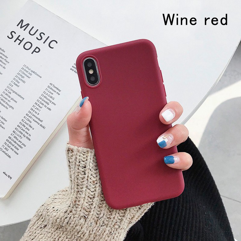 Ốp lưng tpu mềm màu kẹo thời trang cho iphone x xs max xr 7 plus 8 plus 6 plus 6s plus 5 5s se se2 | BigBuy360 - bigbuy360.vn