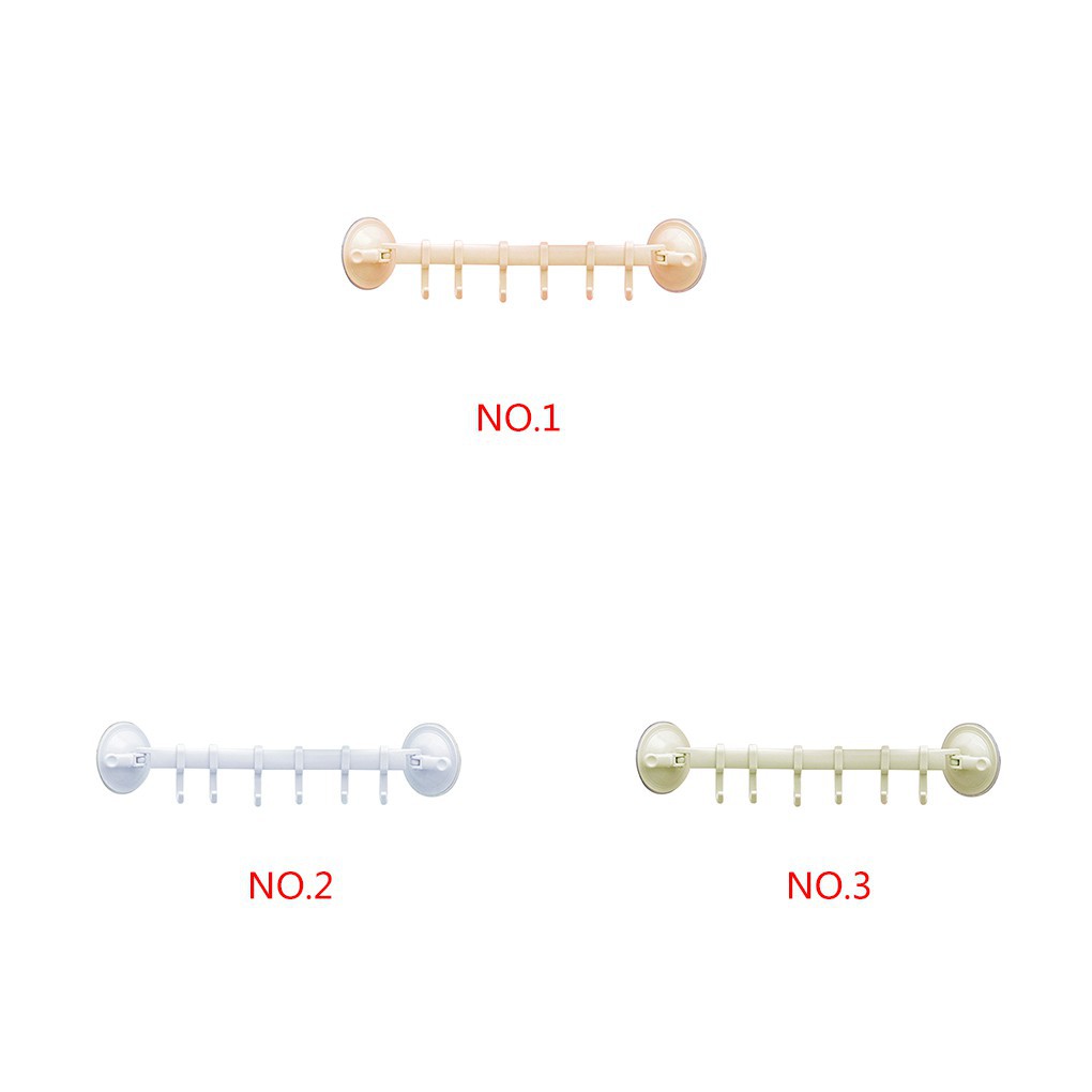 Giá treo 6 móc phòng tắm, nhà bếp