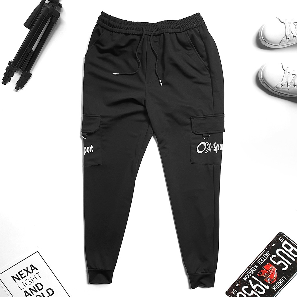 Quần dài jogger nam túi hộp chất thun co giãn, mã 229 | BigBuy360 - bigbuy360.vn