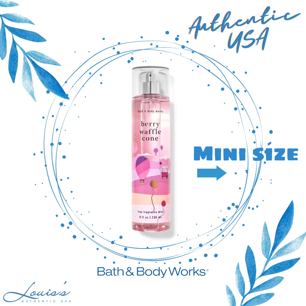 BERRY WAFFLE CONE  - Xịt thơm toàn thân Bath & Body Works Mỹ
