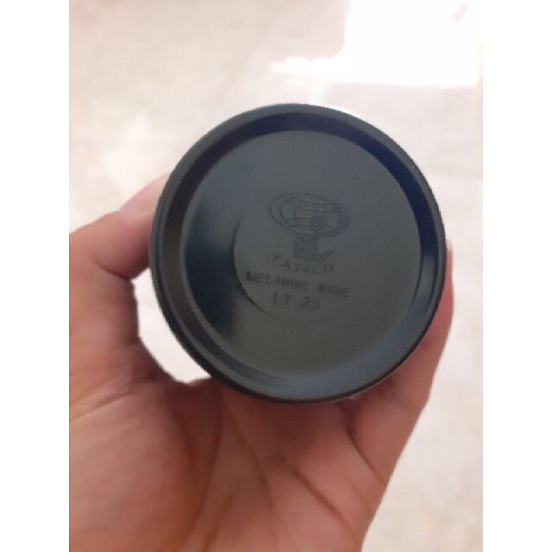 Cốc nhựa phíp đen và nâu hàng fataco