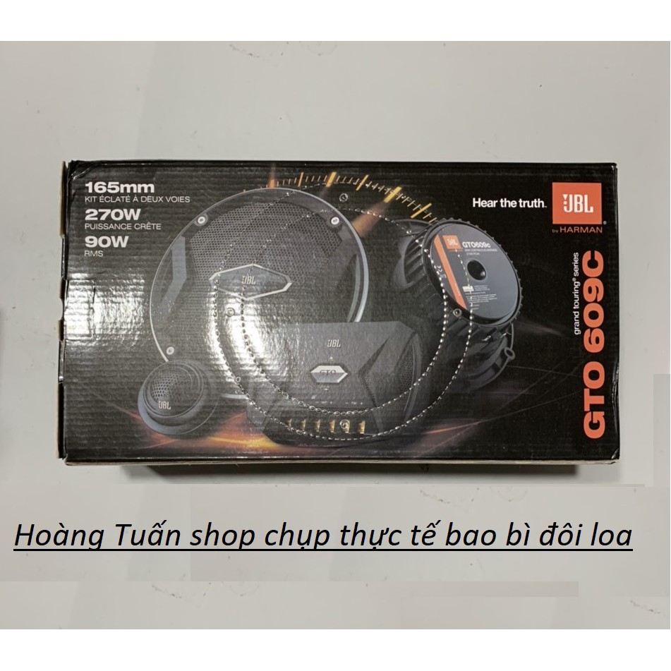 Đôi loa cánh JBL GTO609C cao cấp kèm phân tần và loa treble trép thế hệ mới BH 1 năm