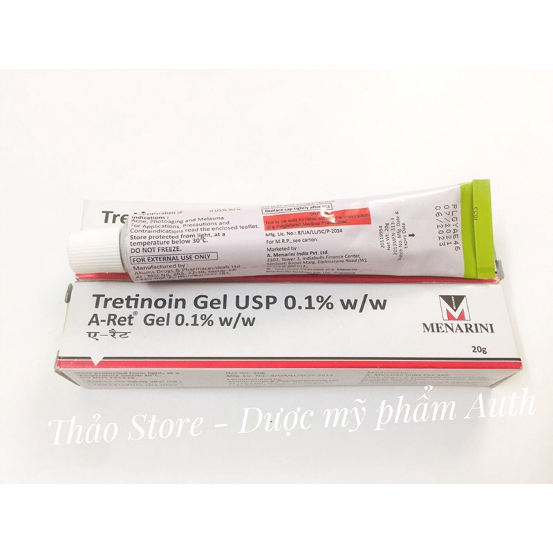 TRETINOIN ARET USP MENARINI 0,025% - 0,05% - 0,1% [Chính Hãng] | BigBuy360 - bigbuy360.vn