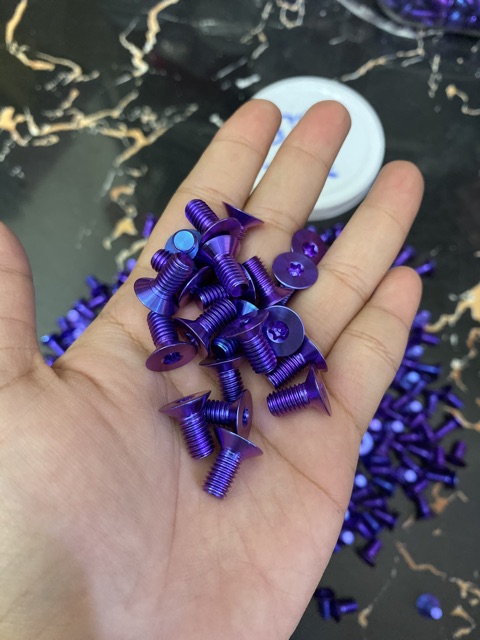 Ốc GR5 dù dẹp 6li15 gắn Đĩa Xe Vario2018/2019, gắn Lòng đĩa KTM 260mm