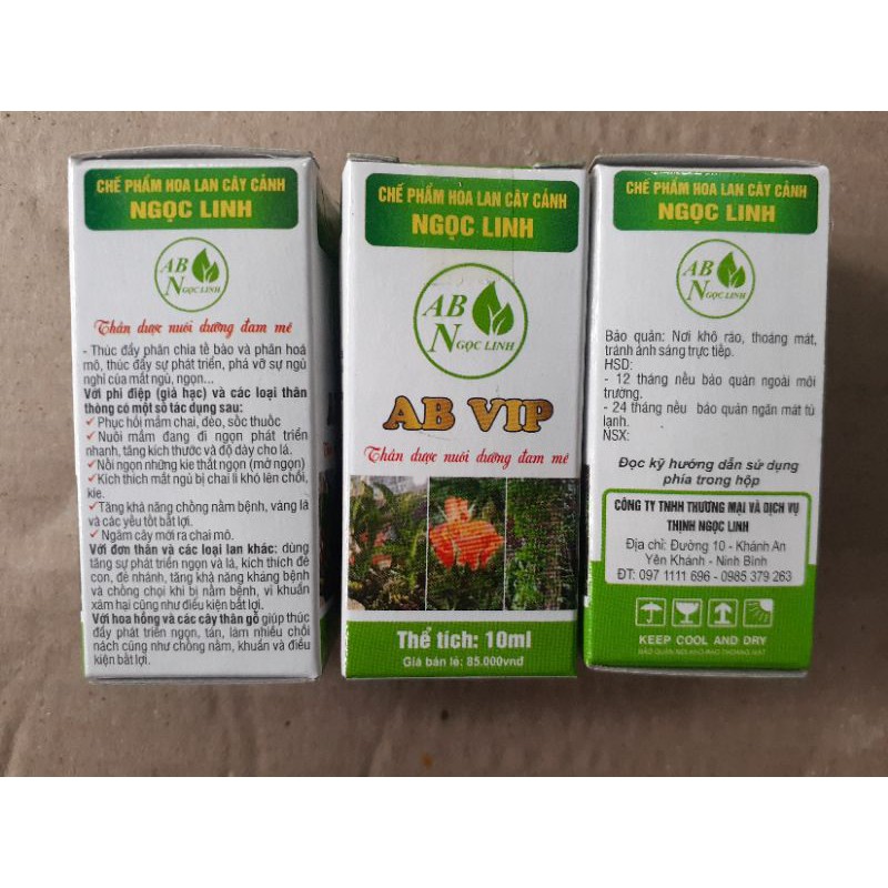 CHẾ PHẨM AB VIP NGỌC LINH LỌ 10ML