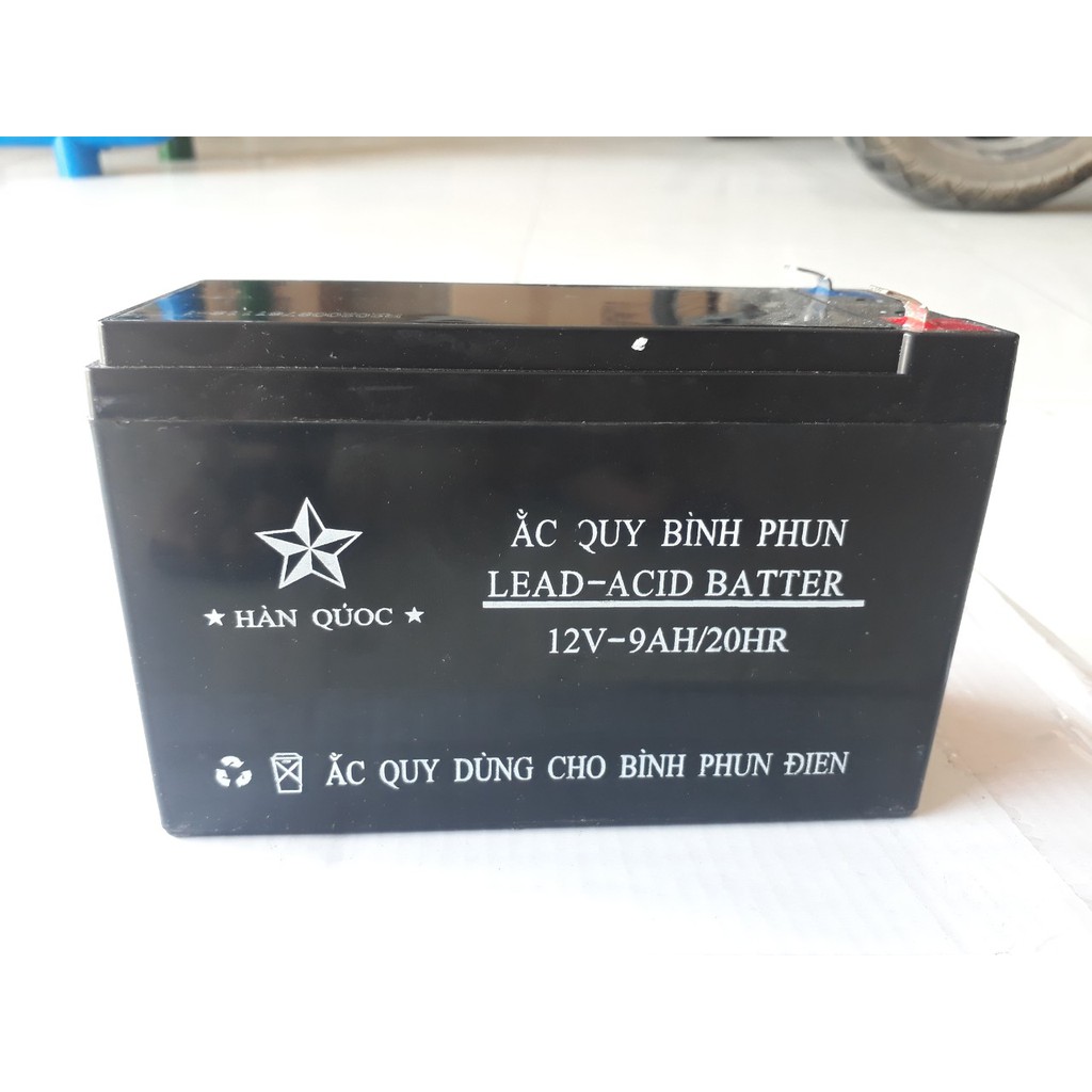 Acquy Bình Phun Thuốc Sâu bằng điện 12V9Ah