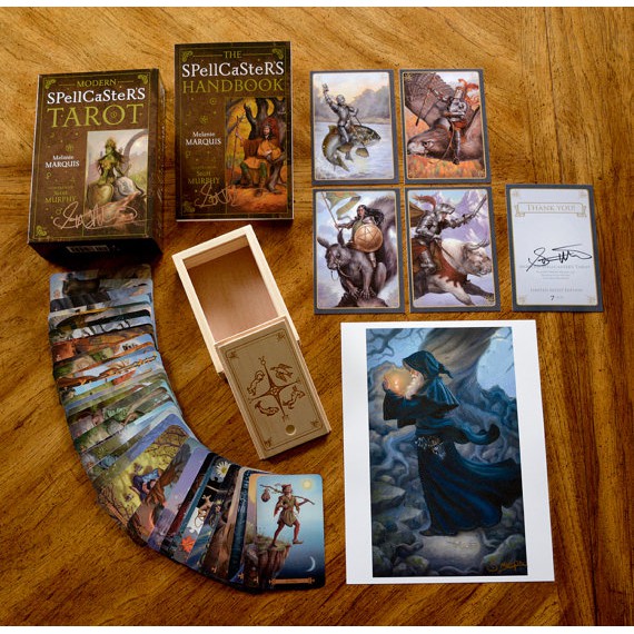 Bộ Bài Modern Spellcaster’s Tarot (Mystic House Tarot Shop)