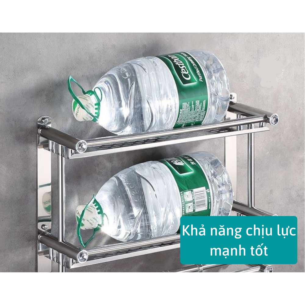 Kệ Nhà Tắm Gắn Tường Kệ Để Đồ Treo Khăn Không Gỉ Tiện Lợi Shop Gia Dụng HOÀI AN