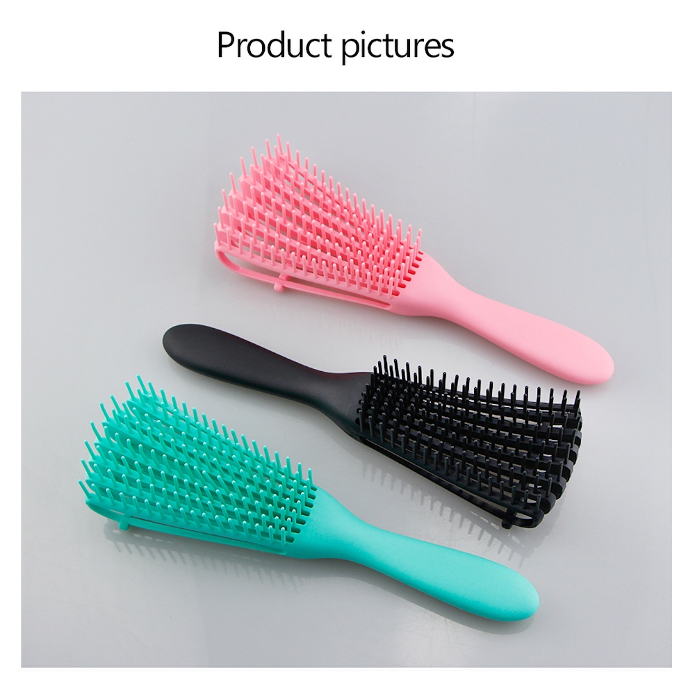 Lược Chải Tóc Xoăn Mát Xa Da Đầu