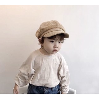 bỏ Mũ nồi Nón bere kiểu Hàn Quốc bé gái bé trai nhung tăm