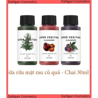 Sữa rửa mặt rau củ thải độc Super vegitoks cleanser Wonder bath 30ml