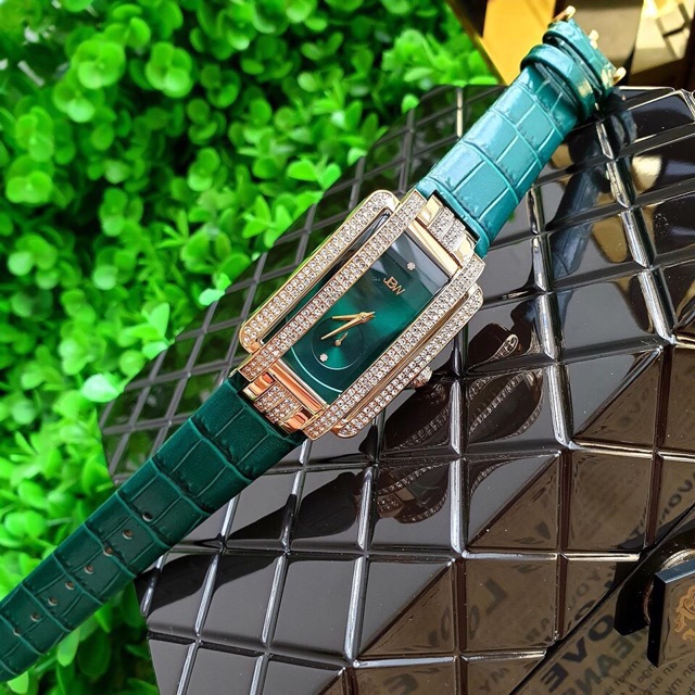 Đồng hồ JBW Nữ J6358L Mink Quartz Diamond Crystal Green Dial Ladies Watch