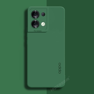 Ốp Điện Thoại Silicon Dẻo Màu Trơn Thời Trang Cho OPPO Reno 8 Pro 5G 7 8Z 8T 7Z Lite 4G