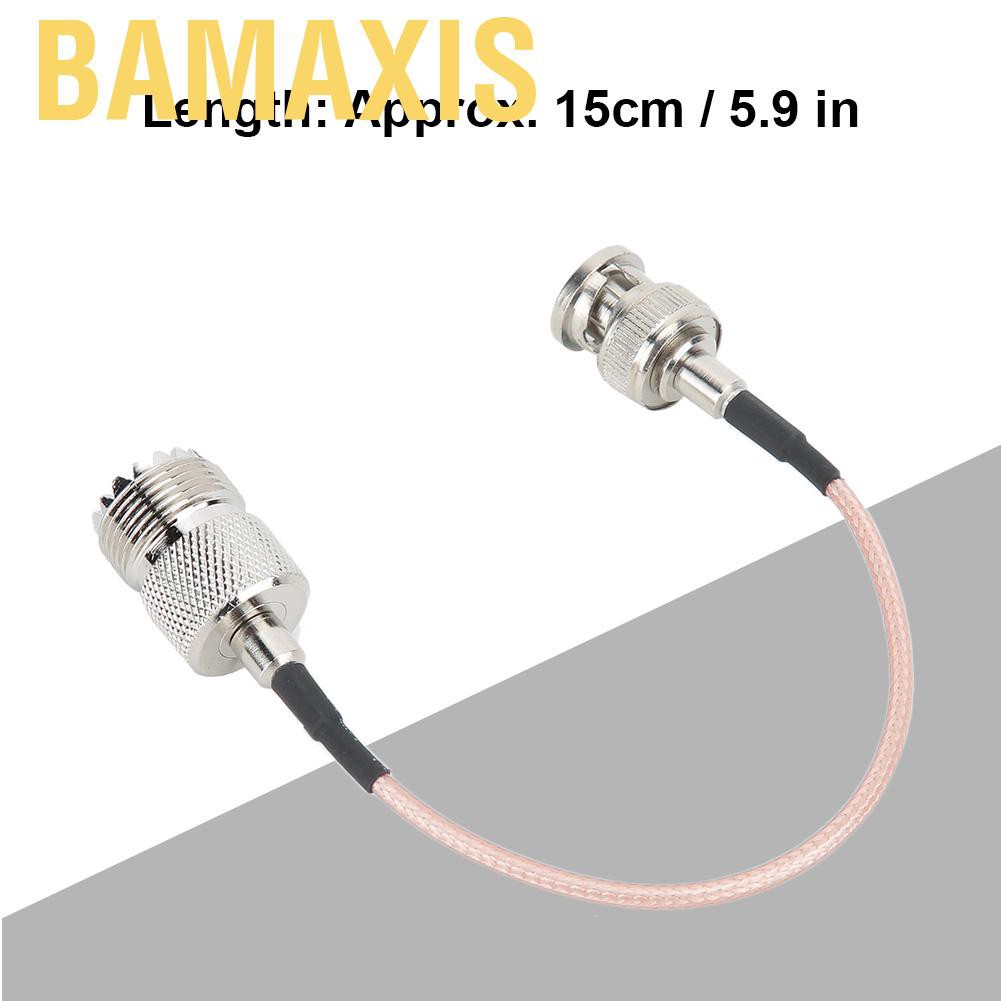 2 Dây Cáp Chuyển Đổi Bamaxis Weekw Đầu Đực Sang Bnc Đầu Đực 50 Ohms