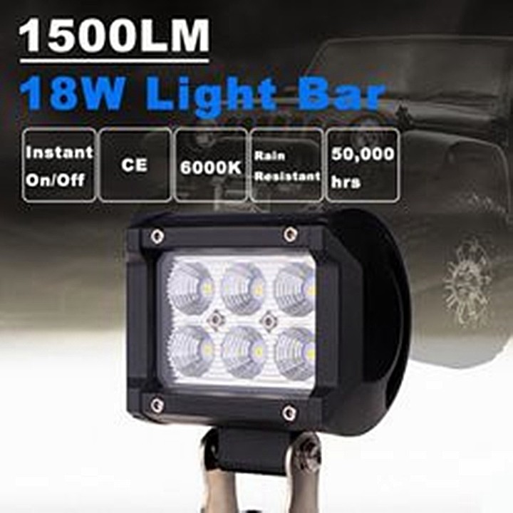 Đèn trợ sáng cho xe máy có 6 bóng led C6