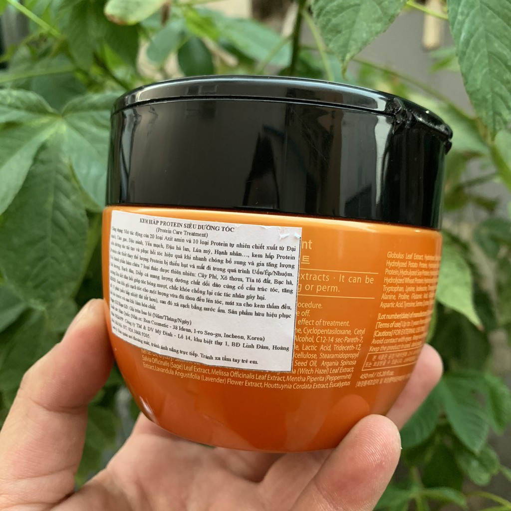 Sản phẩm Kem hấp phục hồi siêu dưỡng tóc Protein Sophia Platinum Treatment 450ml