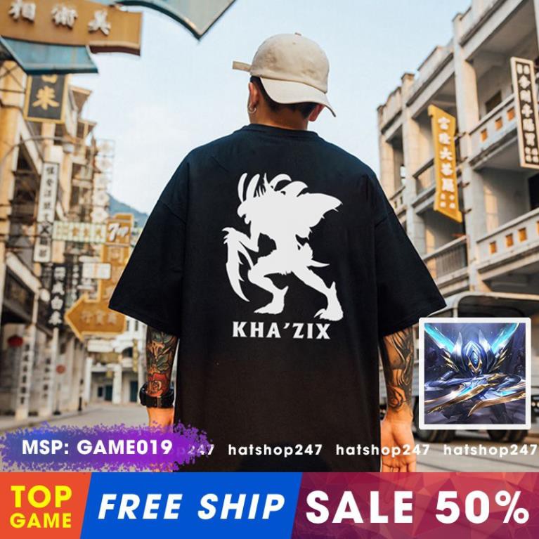 SALE- Áo Game Phản Quang Liên Minh Huyền Thoại Tướng KHA'ZIX - SGAME019 - giá siêu sốc