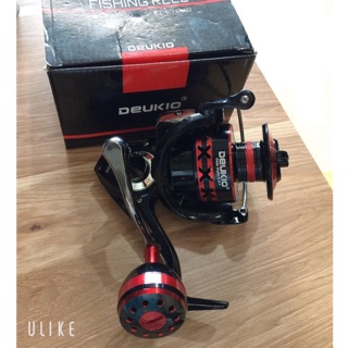 Máy câu cá Deukio DS7000 đen đỏ siêu khoẻ