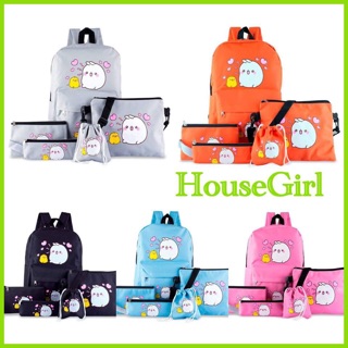 Bộ Ba Lô Túi XÁch Thời Trang MoLang Gồm 5 Món