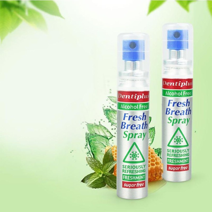 Xịt thơm miệng Dentiplus không đường 25ml