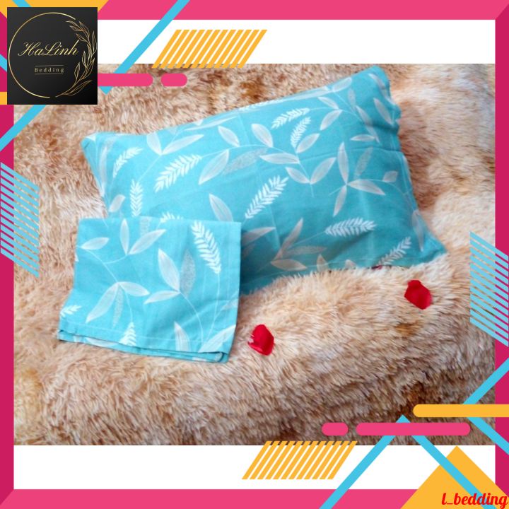 Vỏ gối cotton thoáng mát, vỏ gối đầu kích thước 45x65cm nhiều màu sắc khác nhau