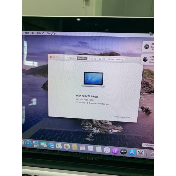 Mác lướt Used i5/ram16/ ổ 500GB quả táo mã 408 thanh lý laptop