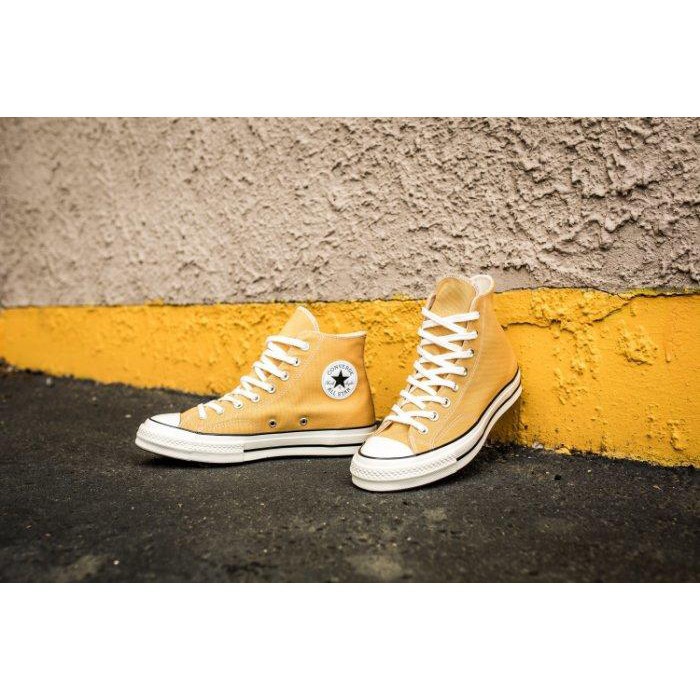 【Bắn thật】CONVERSE XE TAYLOR 70S màu vàng Samsung vải ống cao cấp 162054C