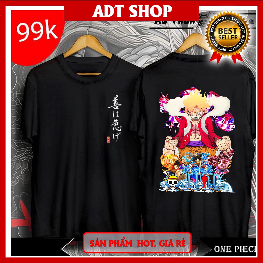 Áo thun One piece - Đảo Hải Tặc in hình - Luffy Gear5  cực chất nhiều mẫu HOT