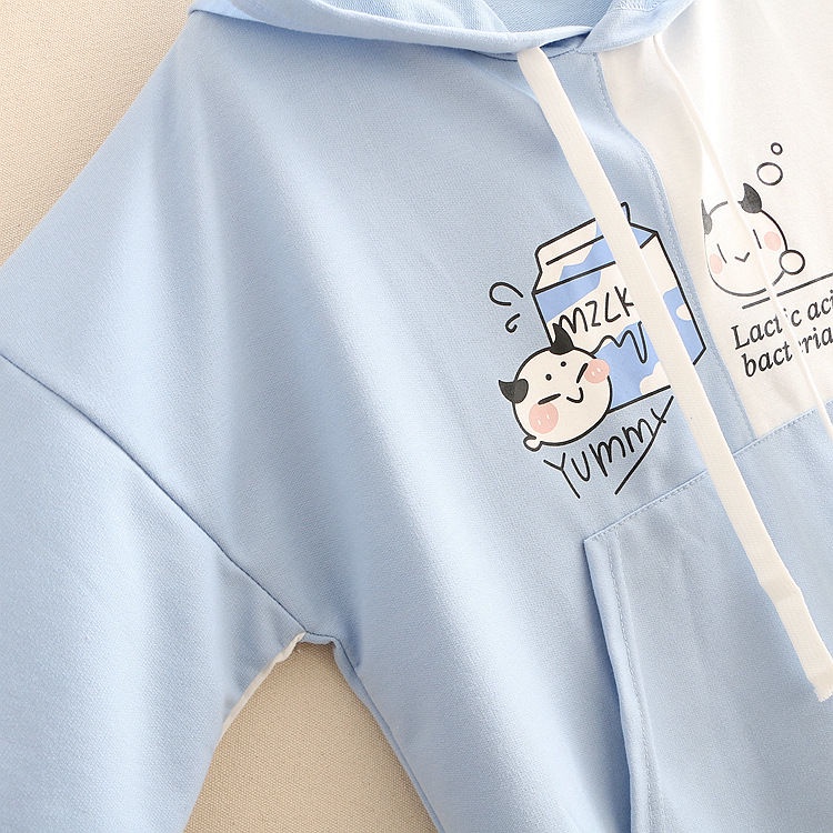 Áo Hoodie Ngắn Tay Thời Trang Mùa Hè Dễ Thương Dành Cho Bé Gái 12 Tuổi 13-15 Tuổi