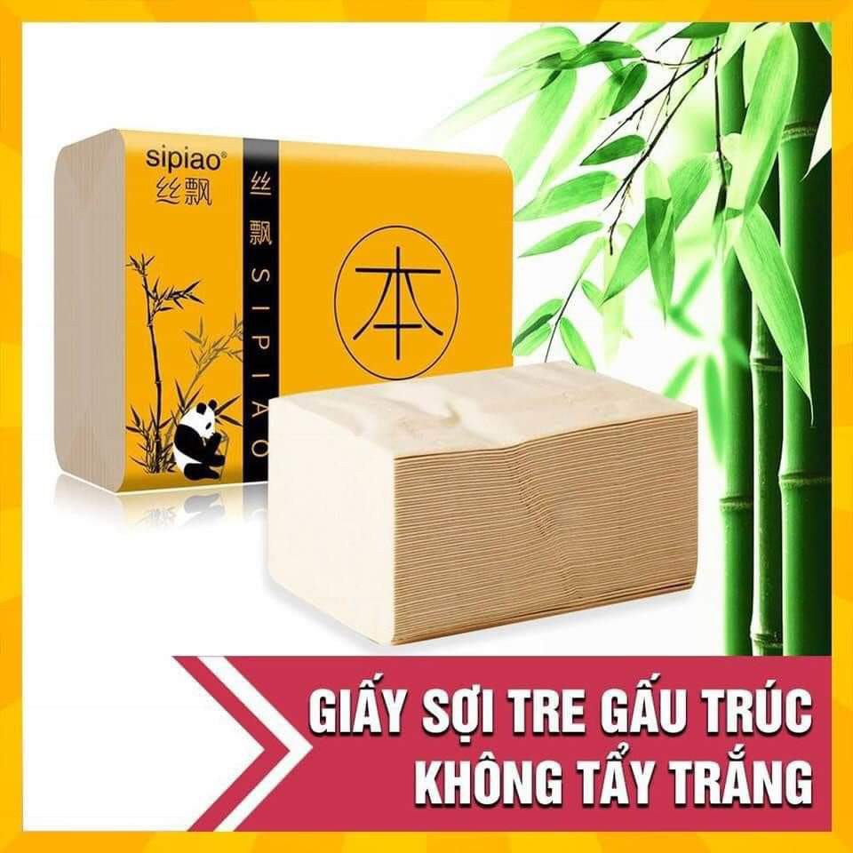 [Mã 157FMCGSALE giảm 8% đơn 500K] [SALE HOT] Thùng 30 gói giấy ăn gấu trúc Sipiao chính hiệu (ảnh thật ở cuối)