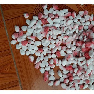 1 kg sỏi màu đỏ trang trí chậu cây cảnh