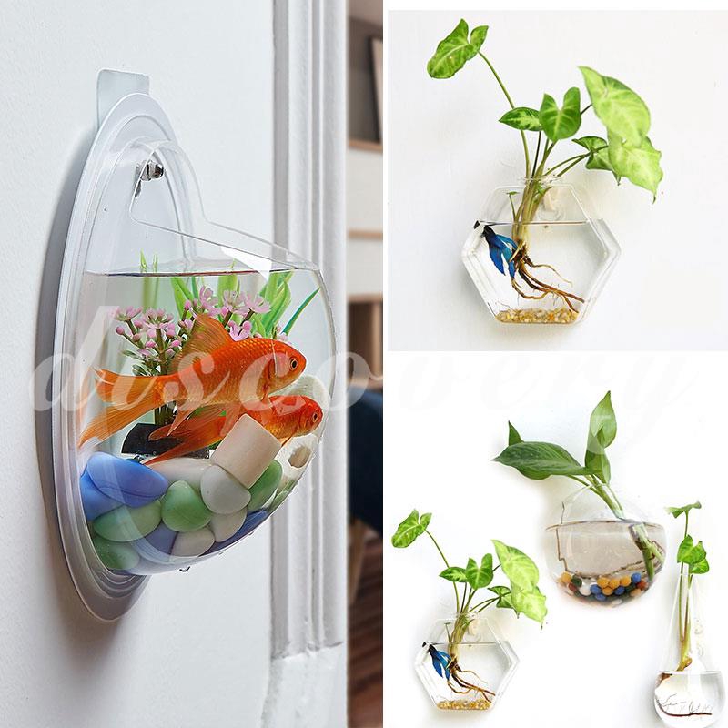 Creative Hanging Wall-mounted Flower Pot Glass Vase