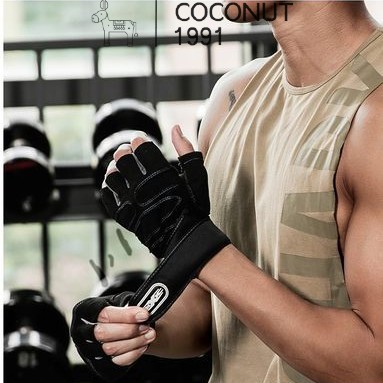 Găng tay tập gym - Bao tay tập thể thao - đi phượt - chống trượt - trợ lực cổ tay tốt - hàng đẹp, dày dặn, thoáng khí