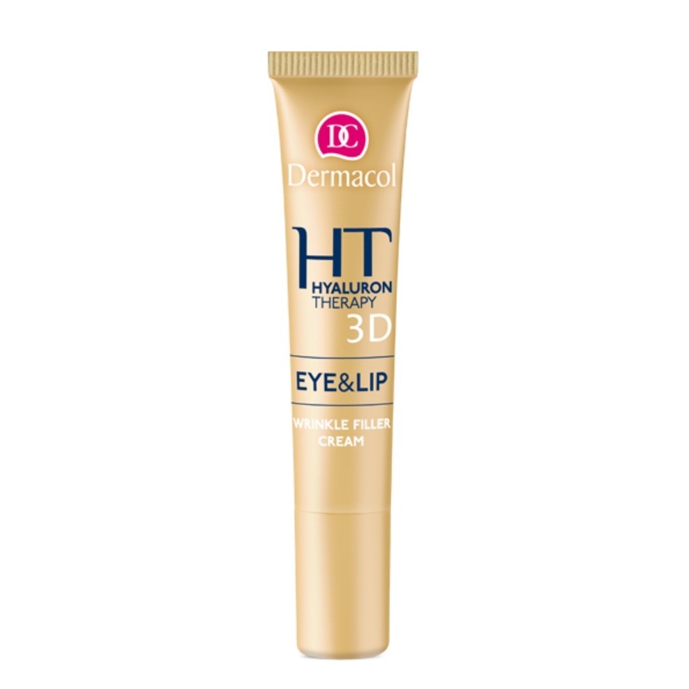 Kem chống nhăn vùng mắt và môi Dermacol HT 3D Hyaluron therapy eye &amp; lip 15ml