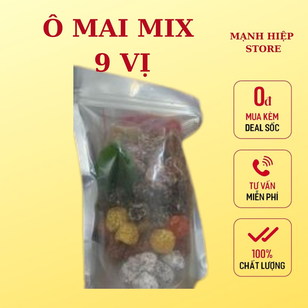 Ô mai mix 9 vị siêu ngon - 500gram