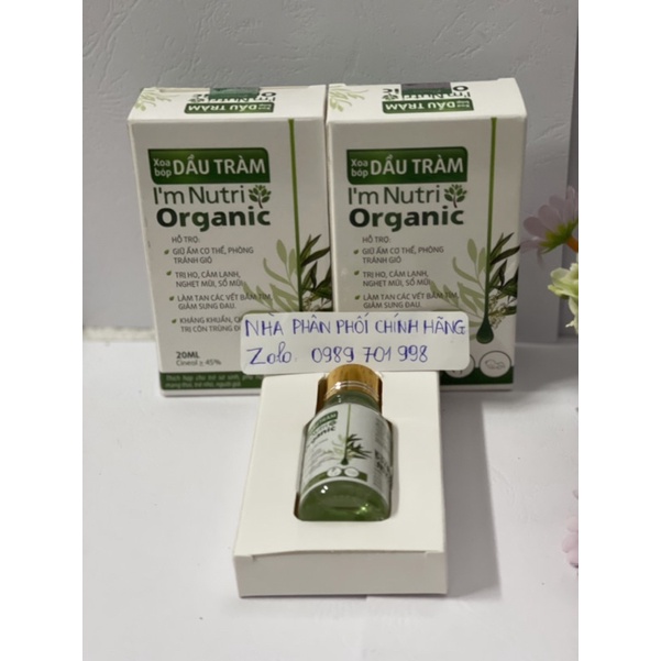 Dầu tràm xịn cô đặc hiệu quả cho bé yêu