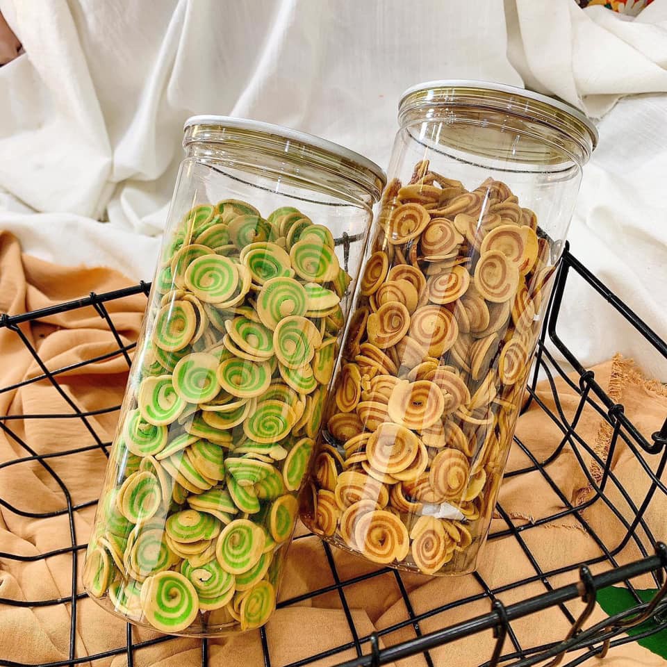 Bánh tai heo nhí 350g nhỏ xinh, giòn rụm, món bánh lỗ tai heo béo ngậy - Ăn vặt nhà Cốm
