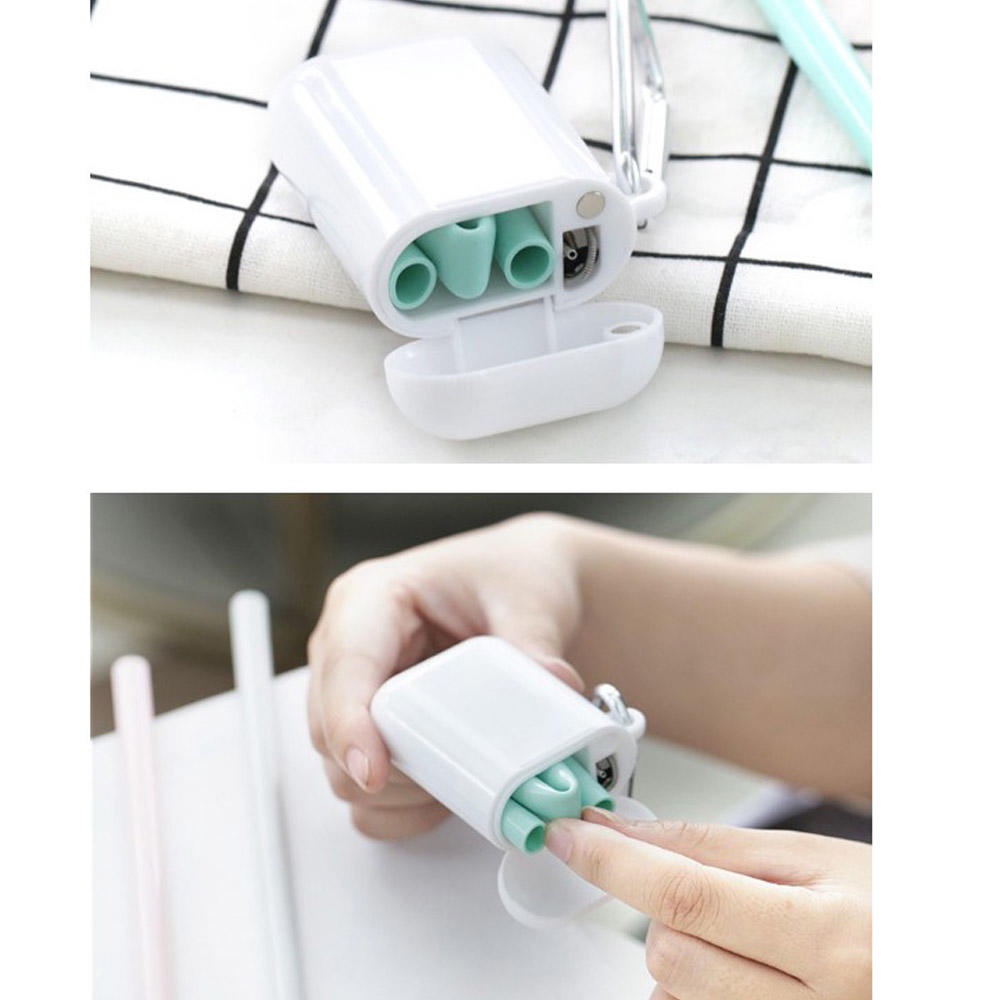 Bộ Ống Hút Bằng Silicone Có Thể Gấp Gọn Tiện Dụng Kèm Hộp Đựng
