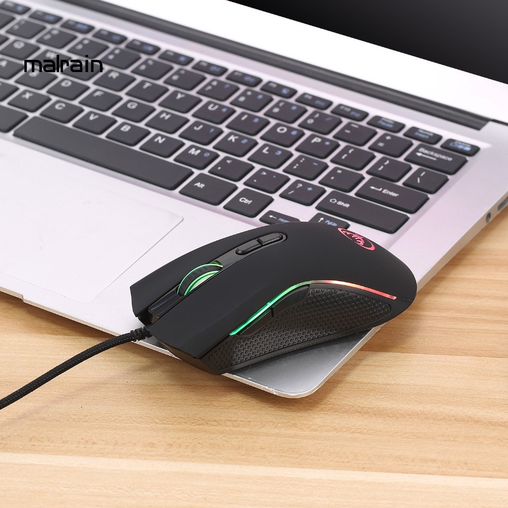 Chuột quang chơi game 3200DPI tích hợp đèn LED đẹp mắt hiện đại