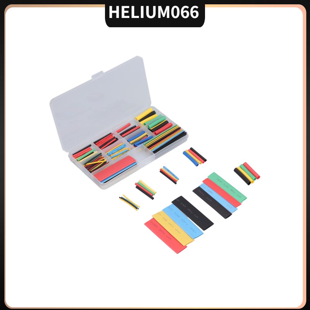 164 cái Bộ ống co nhiệt Polyolefin Dây bọc cách điện Helium066