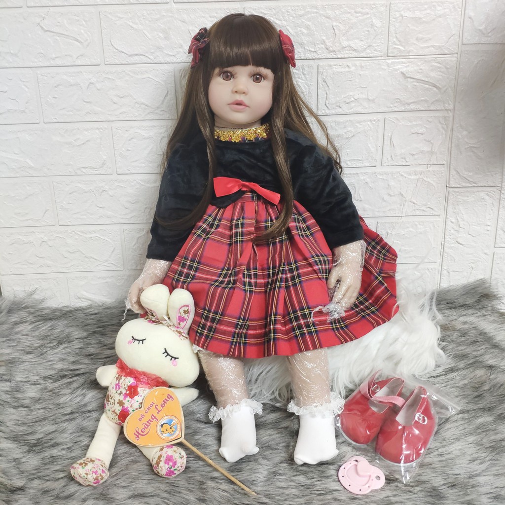 Búp Bê Tái Sinh Thân Gòn 60 cm  KEIUMI Reborn Toddler Semi Soft Vinyl Fashion American Doll  24 inch Doll
