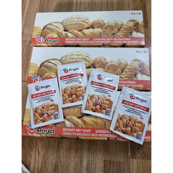 (Hỏa tốc) Men nở làm bánh mì gói 10g, men khô lạt ĐỎ 500g