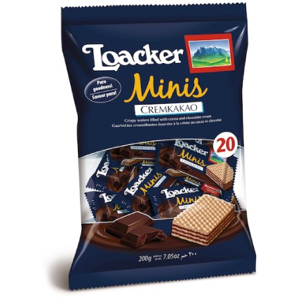 Bánh xốp Classic Minis Cremkakao hiệu Loacker 200g