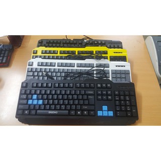 Bàn phím máy tính có dây ENSOHO E-104R USB (Đen) - Hàng Chính Hãng