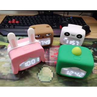 Bộ 4 đồng hồ báo thức mini world